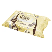Вологі серветки Croci Gill's Vanilla для котів  і собак, з ароматом ванілі, 40 шт