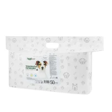 Пелюшки HygiTend для собак, з активованим вугіллям, 60×60 см, 50 штук