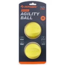 Набір м'ячів для собак BronzeDog Skipdawg Agility ball з 2 штук по 7 см