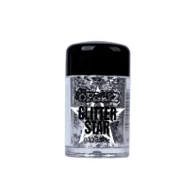 Порошок-блискітки для вовни Opawz з зірками Glitter Star Silver 3мл