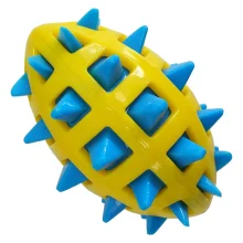 Іграшка GimDog Big Bang м'яч-регбі з шипами, для собак, 12.7 см