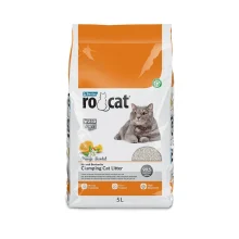 Бентонітовий наповнювач RoCat Orange Scented для котячого туалету, з ароматом апельсина, 5 л (4.3 кг)