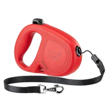 Рулетка-поводок Ferplast Flippy One Cord для собак, з шнуром, розмір M, червоний, 16×3.4×11 см