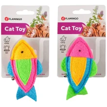 Іграшка Flamingo Viny Fish With Bell, з котячої м'ятою, для кішок