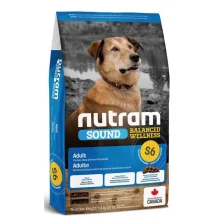 Сухий корм S6 Nutram Sound Balanced Wellness Adult для дорослих собак, з куркою і коричневим рисом, 11.4 кг
