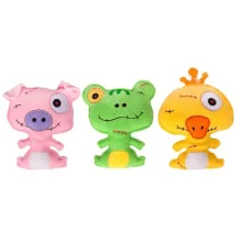 Іграшка Flamingo Zombeez м'яка, для собак, з наповнювачем, фліс, 20 см