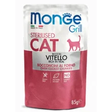 Вологий корм MONGE CAT GRILL Sterilised телятина, 85 г
