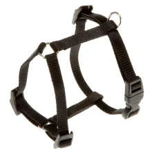 Нейлонова шлейки Ferplast Champion P XS Black для собак, чорна, А: 22x38, B: 25x38 см