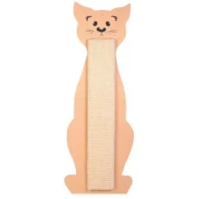 Дряпки Trixie в формі кота, для котів, 21х56 см, бежева