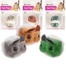 Іграшка Flamingo Plush Mouse Shakin` Jerry, миша заводна, для кішок