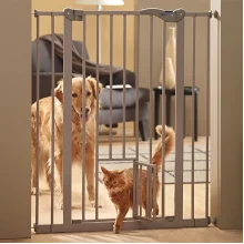 Перегородка Savic Dog Barrier + Small Door для собак, з дверцятами, 107×75-84 см