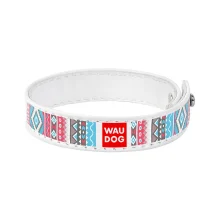 Браслет WAUDOG Design, з малюнком "Етно", ширина 15 мм, довжина 18-20 см, білий
