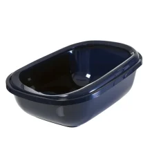 Туалет Moderna Mega Tray для кішок, з бортиком, бордовий, 66 х 49 х 27 см