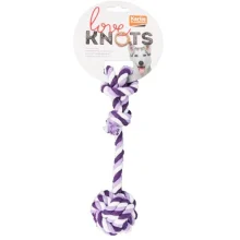 Іграшка Flamingo Cotton Rope Knot канат з одним вузлом, для собак
