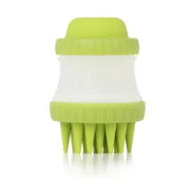 Щітка Dexas ScrubBuster для мийки собак, з резервуаром для шампуню, зелена