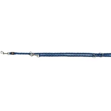 Повідець-перестібка Trixie Cavo Adjustable Lead для собак, плетений, круглий, розмір S-M, 2 м/12 мм, індиго/синій