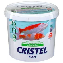 Корм рослинний KOI Spirulina для ставкових видів риб, 1 л / 250 г