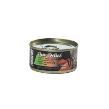 Консерви AnimAll Duo Delice для котів, паштет з кролика та шматочками краба, 80 г