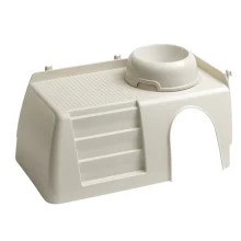 Пластиковий будиночок Ferplast Pub 3252 With Feeding Bowl для маленьких тварин зі сходами і мискою