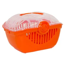 Переноска Moderna Top Runner для хом'яків, кроликів, шиншил, помаранчева, 39×29×25 см