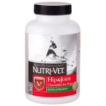 Таблетки Nutri-Vet Hip & Joint Extra для зв'язок і суглобів, екстра, для собак, 75 табл