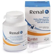Порошок Candioli Renal N при хронічній нирковій недостатності для котів і собак, 70 г