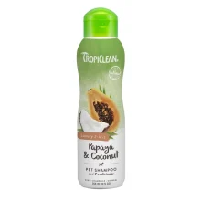 Шампунь TropiClean Papaya & Coconut 2 в 1 "Папайя і кокос 2 в 1" для собак і котів, 355 мл