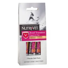Добавка Nutri-Vet Food Transition Support для собак з пребіотиками, порошок в стіках, 1 г × 7 шт