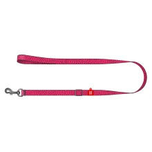 Повідець WAUDOG Nylon для собак, Кавун, ширина 20 мм, довжина 152-183 см