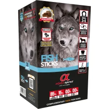 Напіввологі ласощі палички Alpha Spirit Sticks Fish для дорослих собак зі смаком риби, 30 шт, 300 г