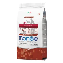 Сухий корм MONGE DOG Mini Adult ягня/рис/картопля, 800 г