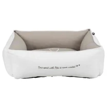 Лежак Trixie Pet's Home для собак, біло-коричневий, 80×60 см