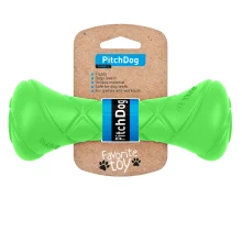 Ігрова гантель для апортировки PitchDog для собак, довжина 19 см, діаметр 7 см, салатовий