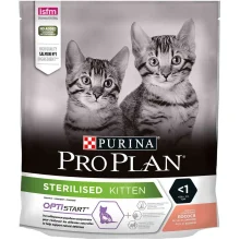 Сухий корм Purina Pro Plan Sterilised Kitten для стерилізованих кошенят, з лососем, 400 г