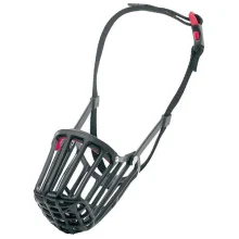 Намордник Flamingo Muzzle Syntetic 10 для собак, пластик, 10×7×15 см, 40/62 см
