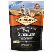 Сухий корм Carnilove Fresh Ostrich & Lamb for Small Breed Dogs, для собак, 1.5 кг