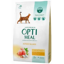 Сухий корм Optimeal для дорослих котів, з куркою, 10 кг