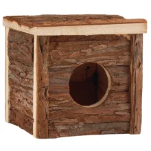 Будиночок форест класик Pet Products для гризунів, дерево, вишня, 15×15×14 см