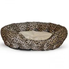 Теплий лежак K&H Nuzzle Nest, для собак і котів, 48×48×15 см