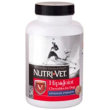 Таблетки Nutri-Vet Hip & Joint Advanced для связкок і суглобів, для собак старше 9 років, 90 табл