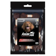 Лакомства AnimAll Platinum Гантельки с говядиной для собак, 100 г