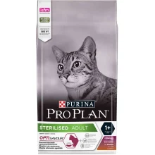 Сухий корм Purina Pro Plan Sterilised Adult для стерилізованих котів, з качкою і печінкою, 1.5 кг