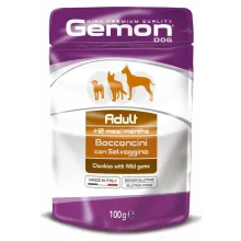 Вологий корм GEMON DOG WET Adult шматочки з м'ясом диких тварин 0,1 кг