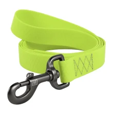 Повідець Waudog Waterproof для собак, водостійкий, розмір S, 15 мм/305 см, салатовий