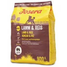 Сухий корм Josera Adult Lamm & Reis для дорослих собак великих порід, з м'ясом ягняти, 900 г