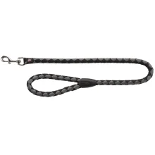 Повідець Trixie Cavo Lead для собак, плетений, круглий, розмір L-XL, 1 м/18 мм, чорний/графіт