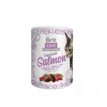 Ласощі Brit Care Superfruits Snack Salmon для котів, хрусткі, лосось, 100 г