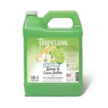 Кондиціонер Tropiclean Lime and Cocoa Butter 1:10 розгладжує 3,78 л.