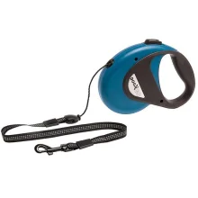 Поводок-рулетка Flamingo Dogx2Go Cord для собак до 12 кг, оранжевий, розмір S, 8 м