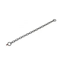 Нашийник Sprenger Long Link для собак, з середньою ланкою, чорна сталь, 4 мм, 69 см